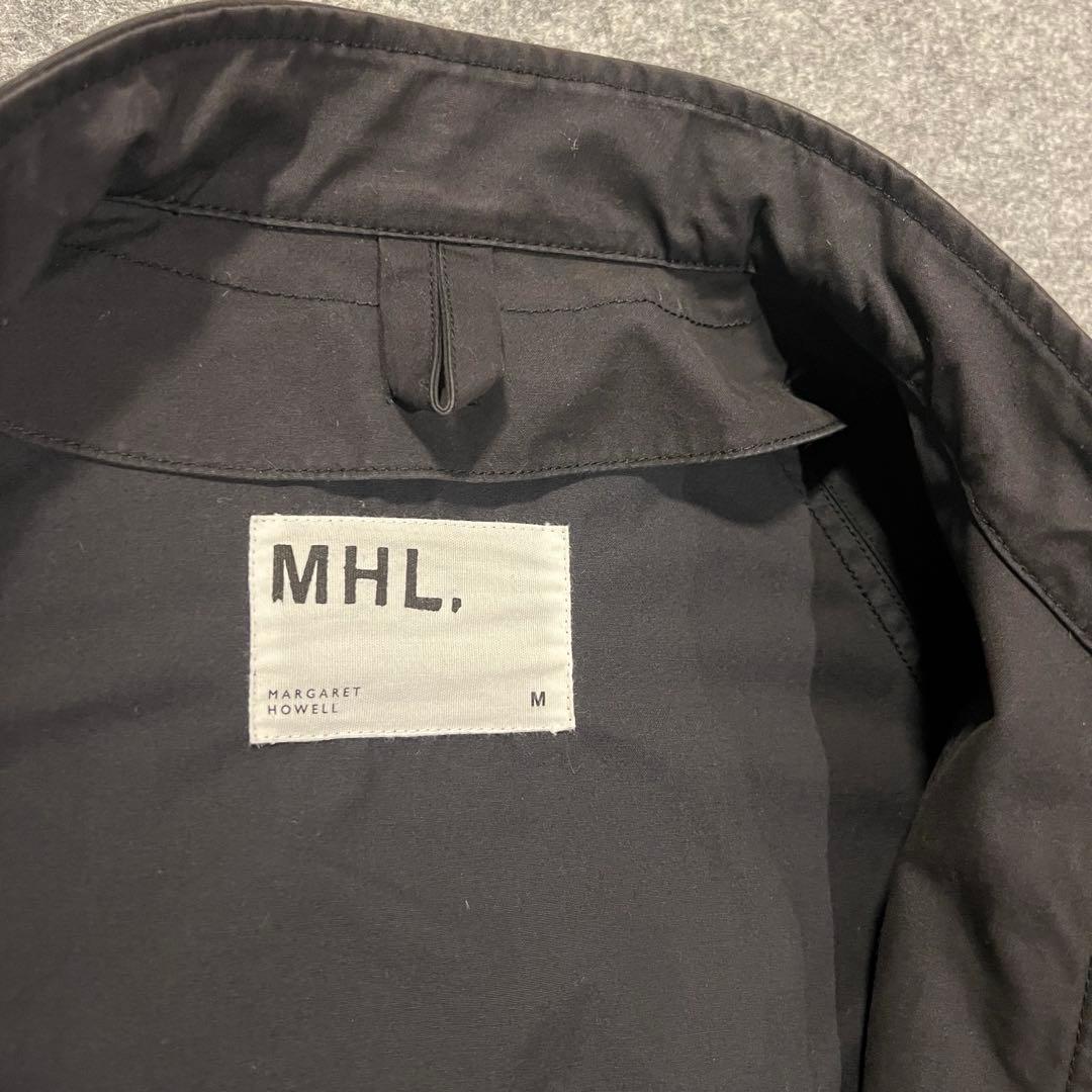 こなんさま　MHL 　ブラックモッズコート　ダウンライナー付　フード取り外し可能