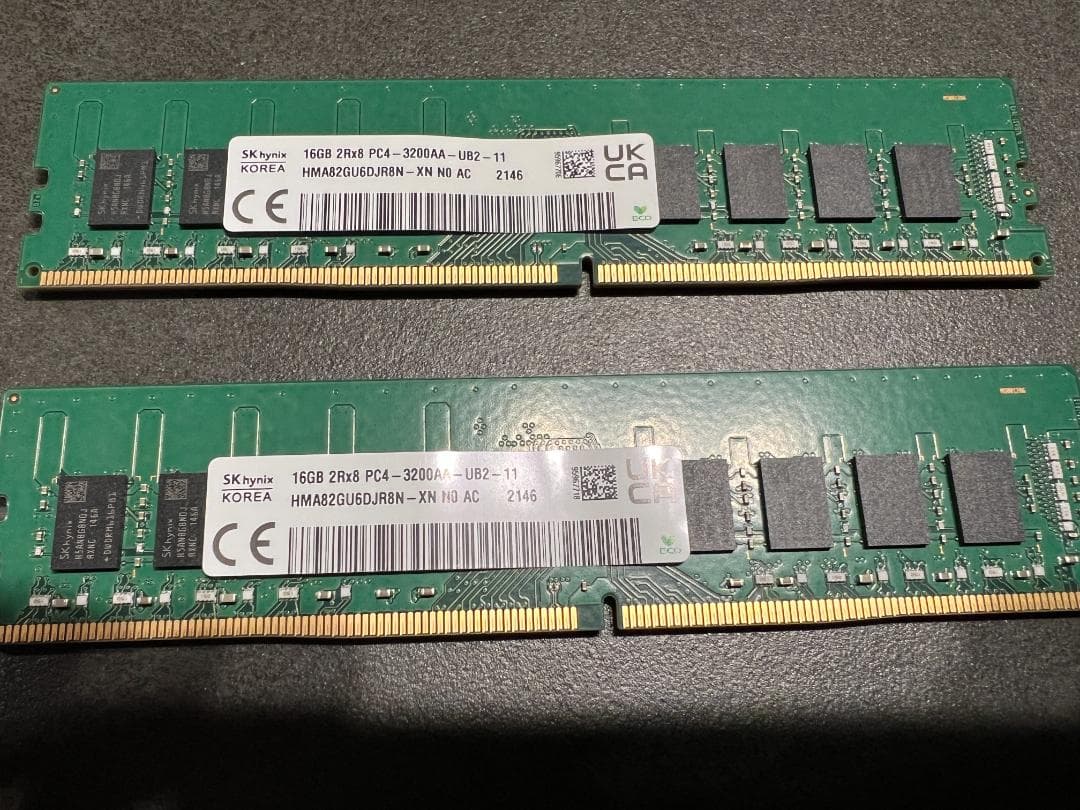 SK hynix DDR4 32GB（16GB×2）3200MHz