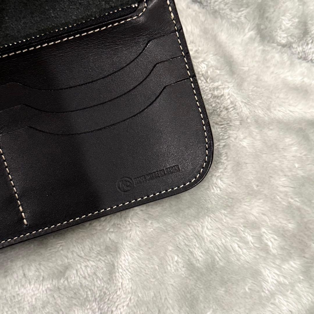 ⭐️新品未使用⭐️　KC’s　ケーシーズ　長財布　二つ折り　ブラック　レザー