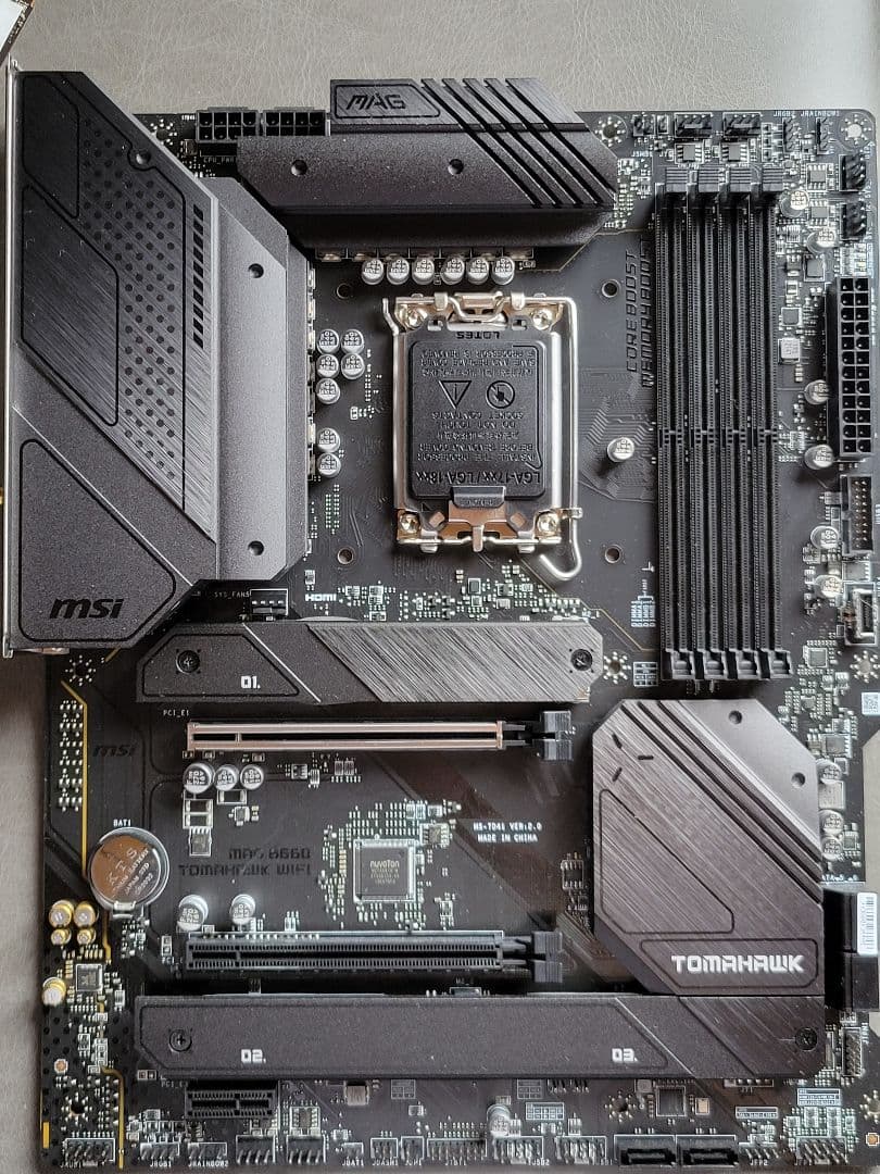 マザーボード MSI MAG B660 TOMAHAWK WIFI DDR5 ATX