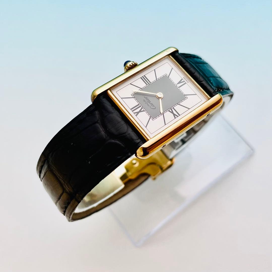 【極上品】カルティエ マストタンク LM ヴェルメイユ 整備済 590005