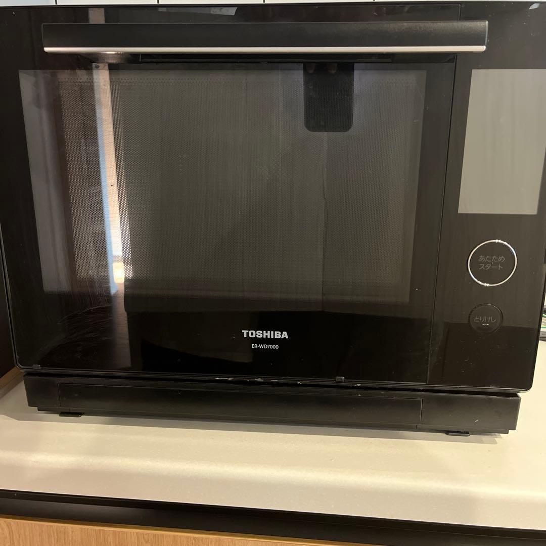 東芝 オーブンレンジ 石窯ドーム プレミアムモデル ブラック　液晶ジャンク