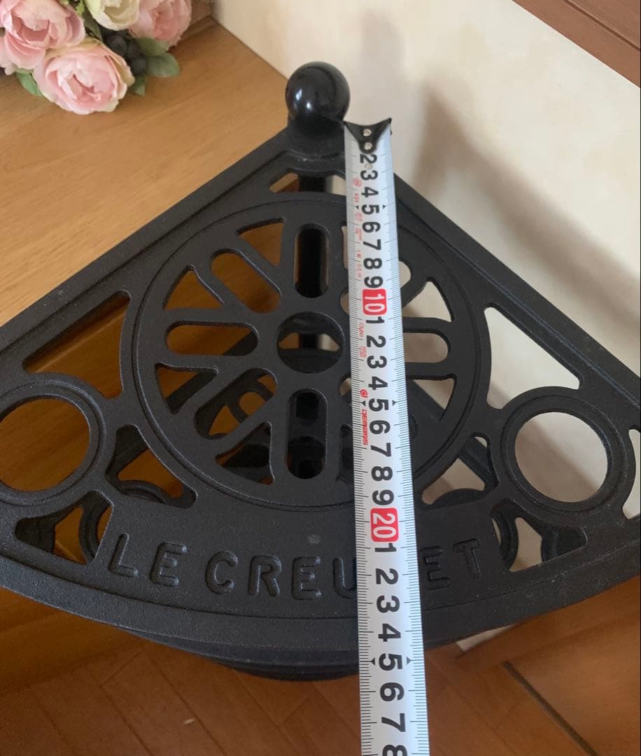 LE CREUSET コーナーラック 4段 ブラック