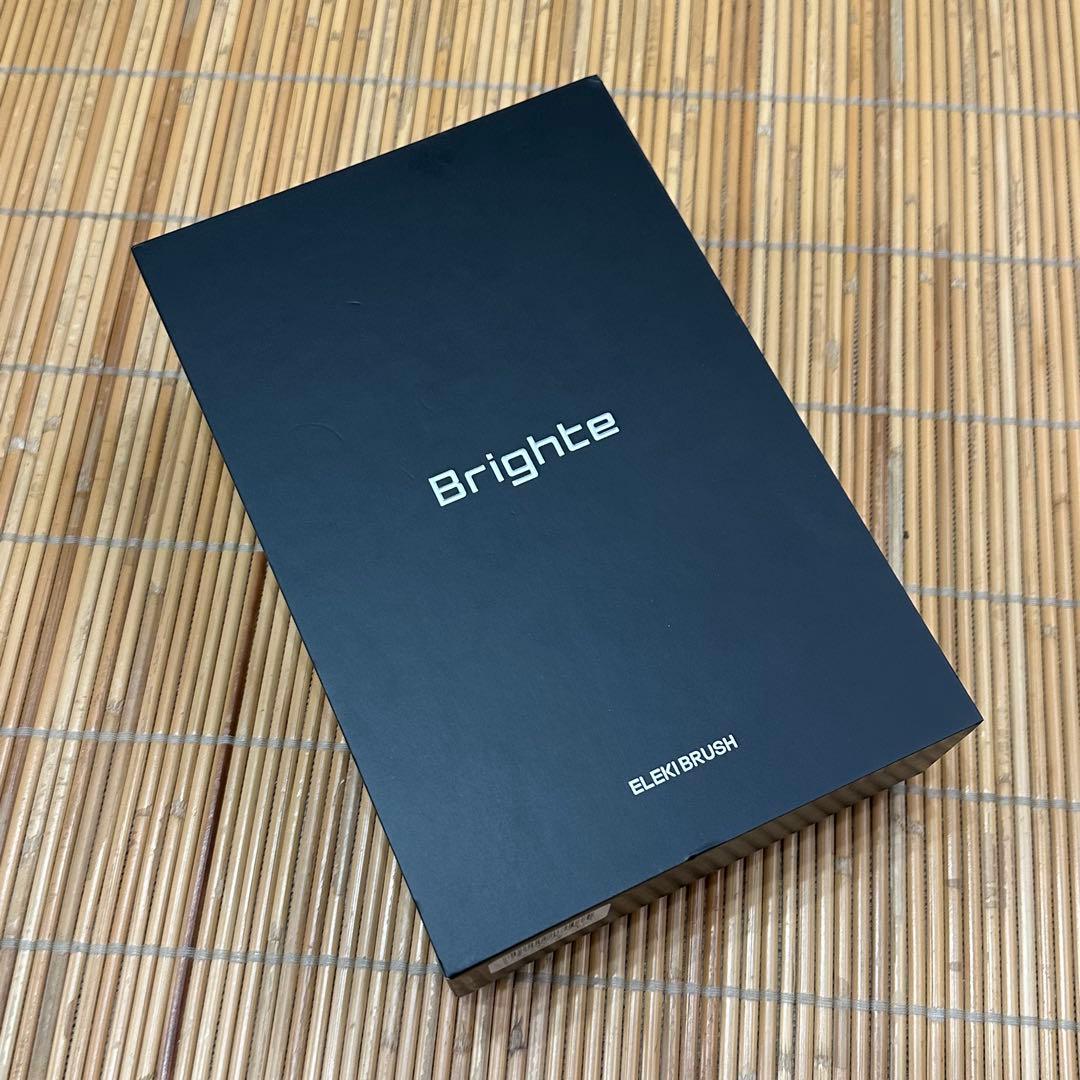 【美品】Brighte ELEKI BRUSH 美顔器 ブラック エレキブラシ