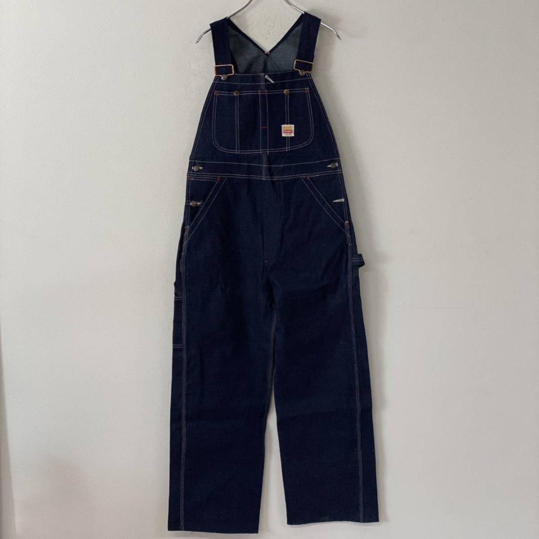 50ｓ　デッドストック　PAY DAY　デニム　フラッシャー付き　オーバーオール