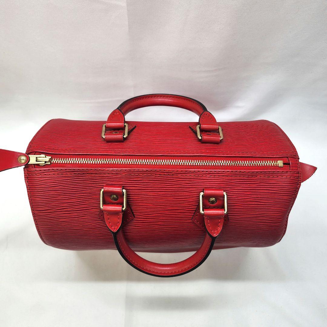 【美品】Louis Vuitton ルイヴィトン エピ スピーディー25 レッド