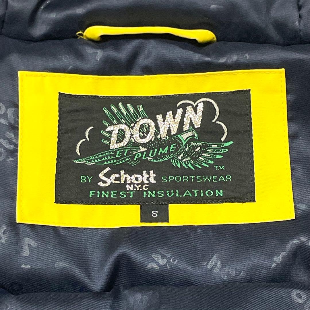 【美品】Schott BROS. ショット 肉厚 ダウンジャケット ツートン