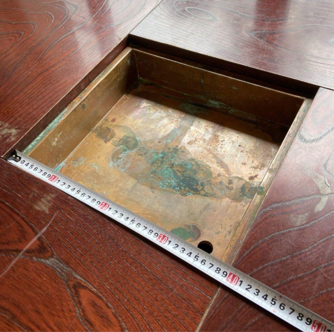 座卓 W120×D90×H40 天板厚9cm 囲炉裏　火鉢テーブル