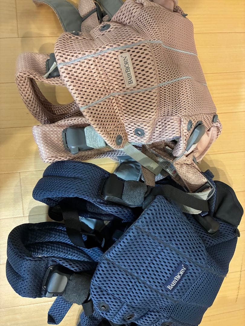 BabyBjorn HARMONY ダスティピンクとネイビーブルー