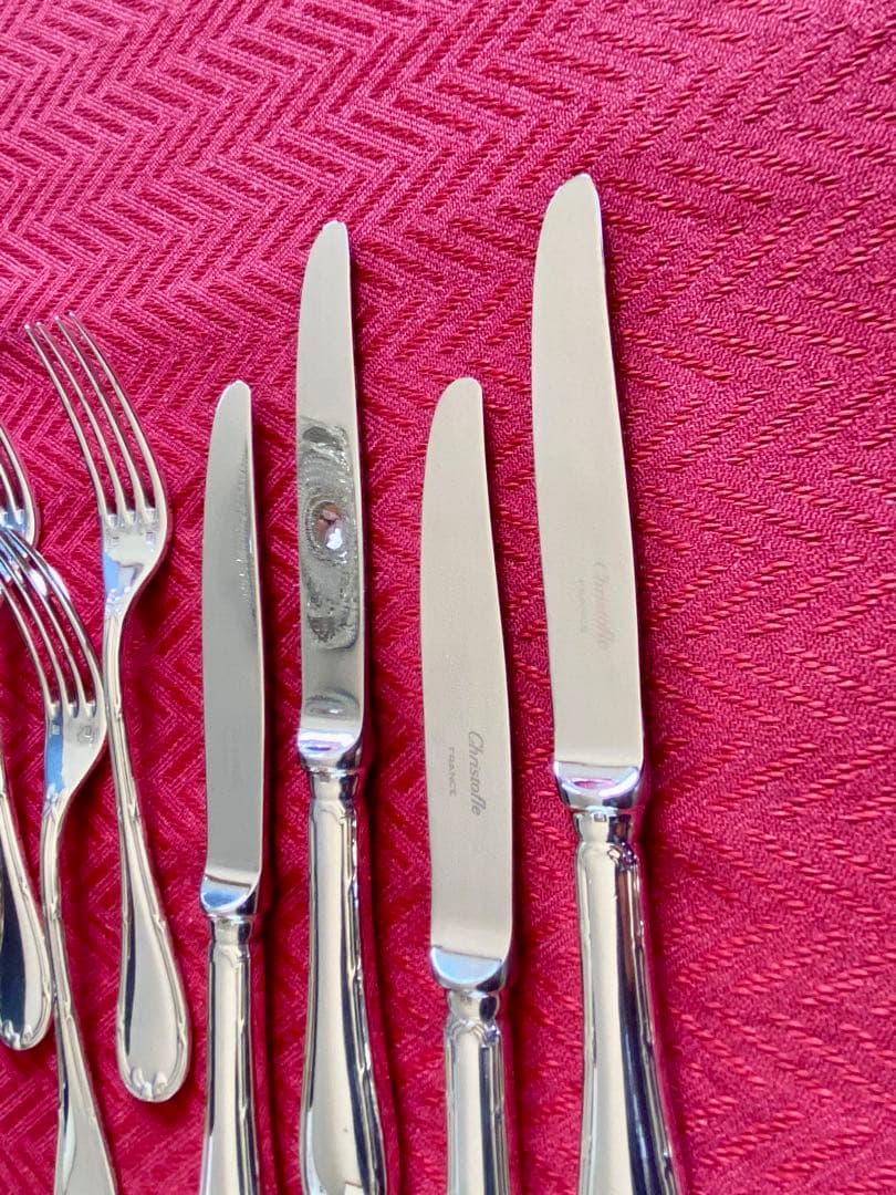 【あいさま専用商品☆美品☆】クリストフル リュバン デザートサイズ4セット