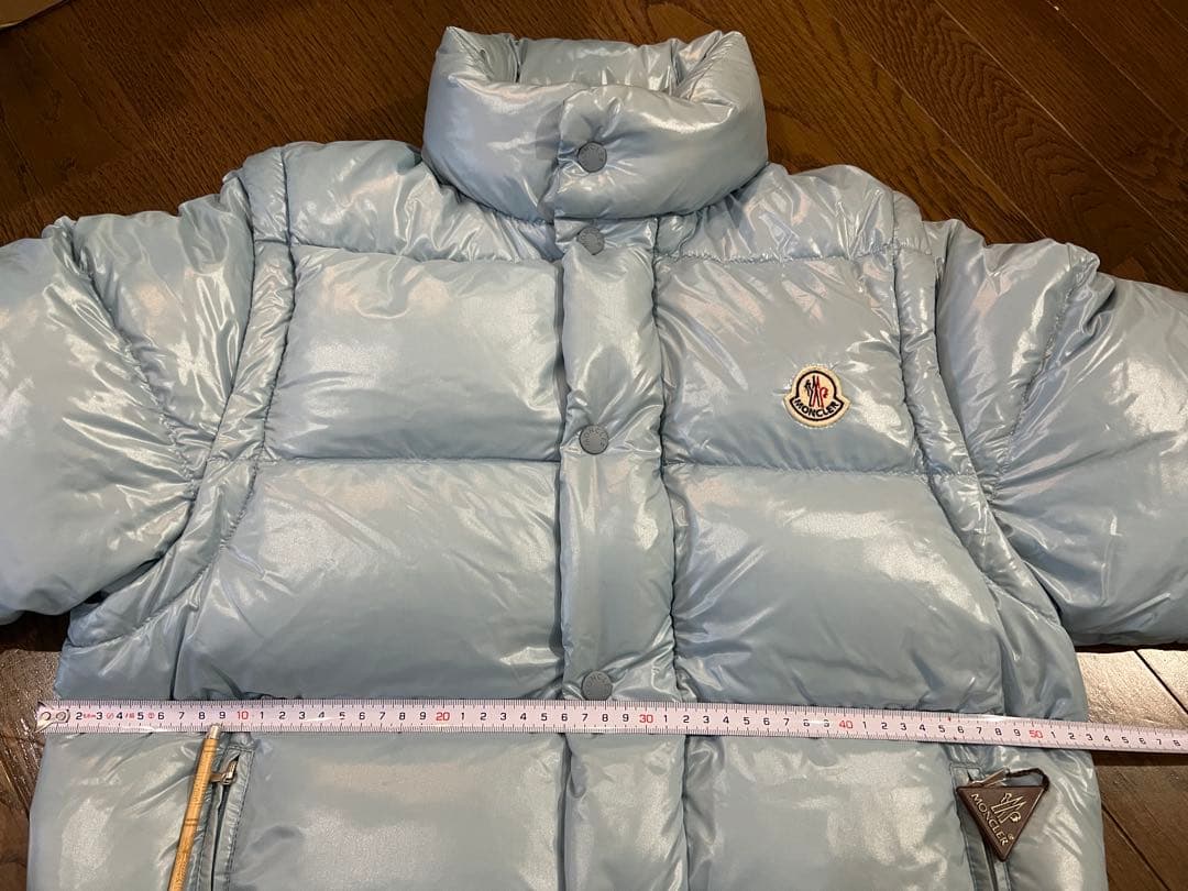 Moncler モンクレール　ダウンジャケット　ベスト　ライトブルー