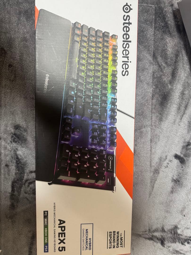 SteelSeries APEX 5 RGBキーボード 本体
