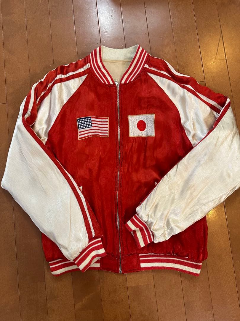 AVIREX スカジャン 赤