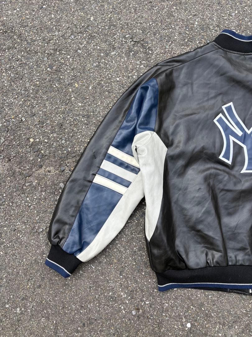 90s GENUINE MERCHANDISE レザースタジャン