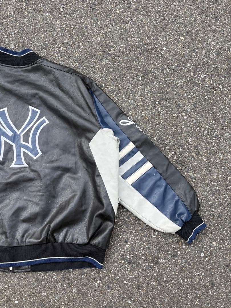 90s GENUINE MERCHANDISE レザースタジャン