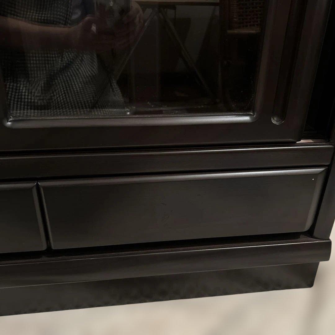 小島工芸　書棚引き戸ガラス