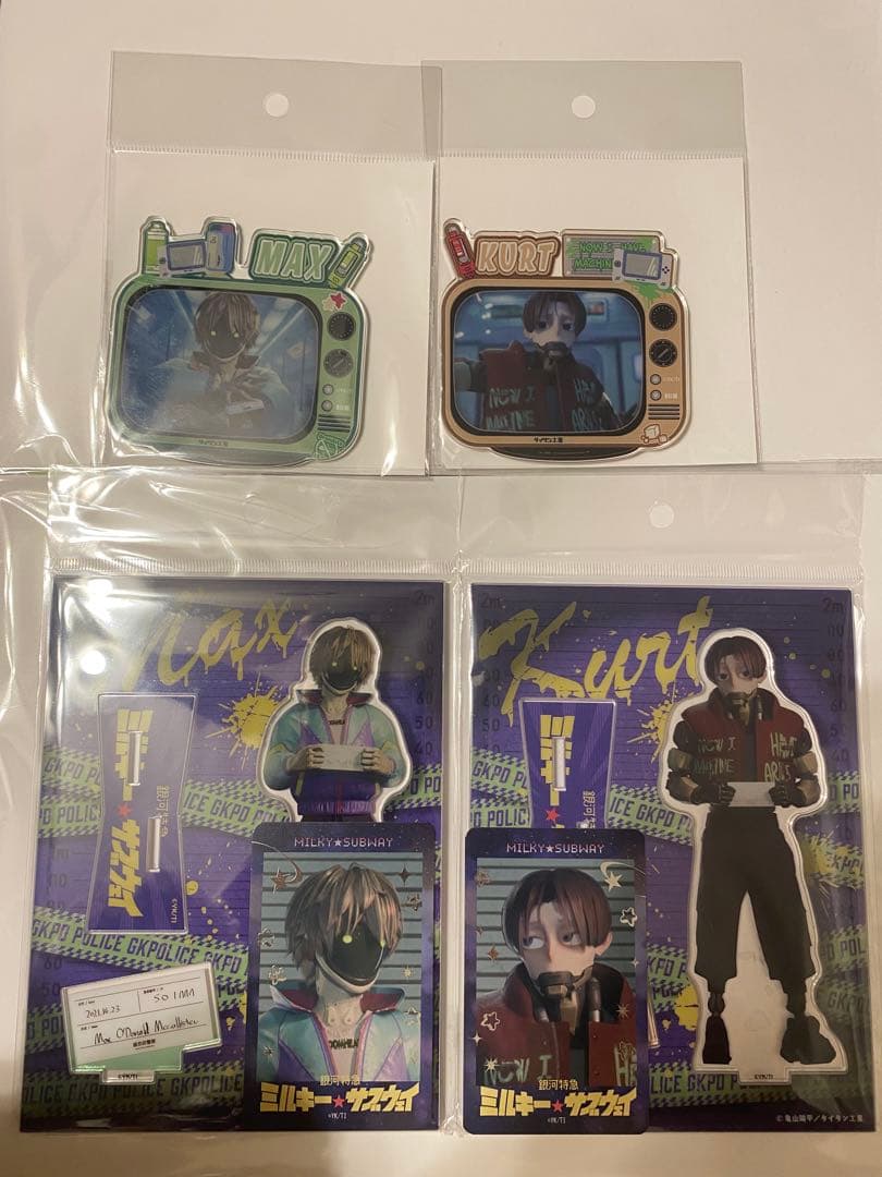 ミルキーサブウェイ 映画 アクリルスタンド アクリルマグネット カート　マックス