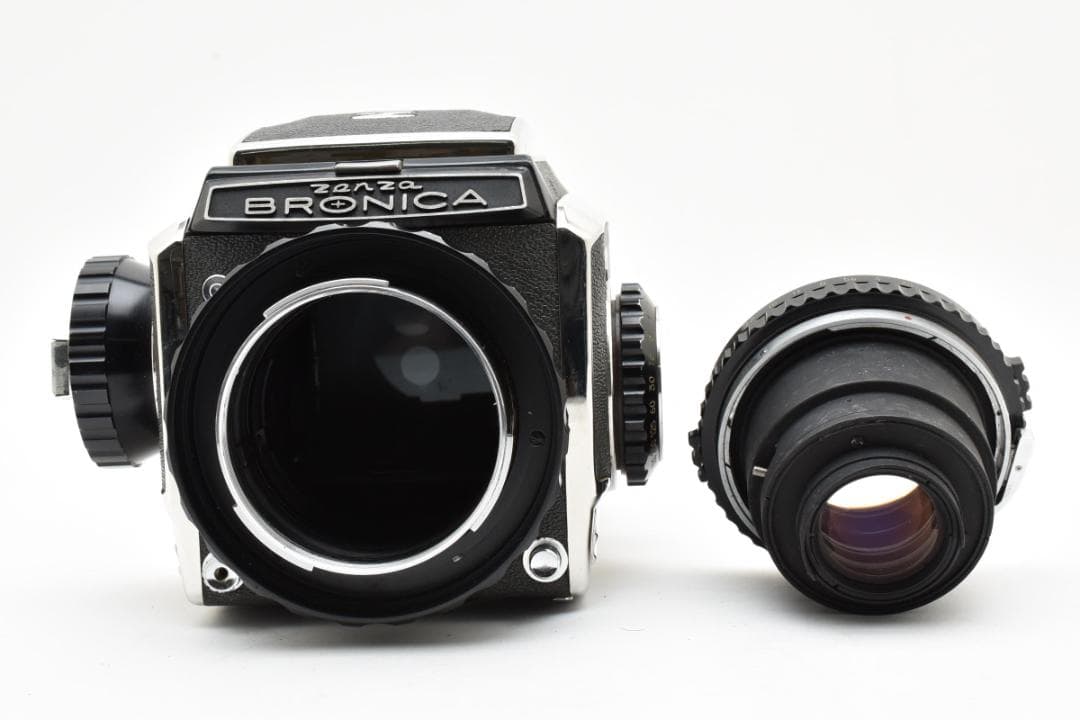 希少 美品 ゼンザ ブロニカ MODEL C 中判 ニコン 75mm 1:2.8