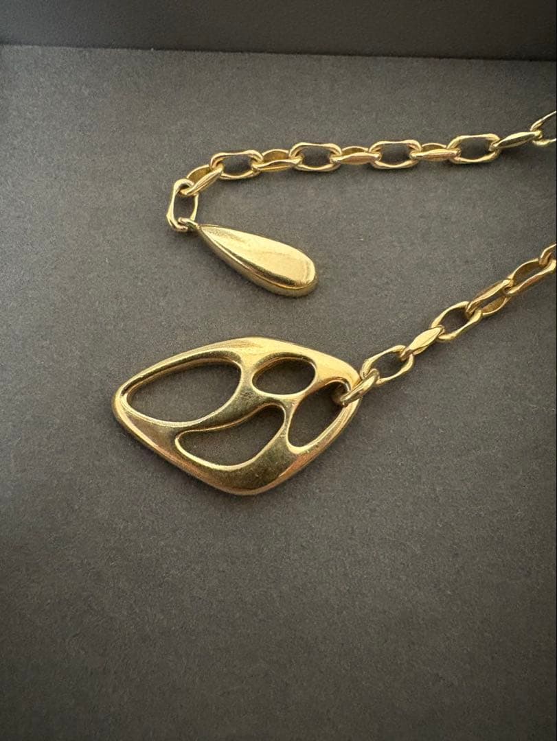 アクセサリー STRONG LOTUS SILVER NECKLACE GOLD OURS