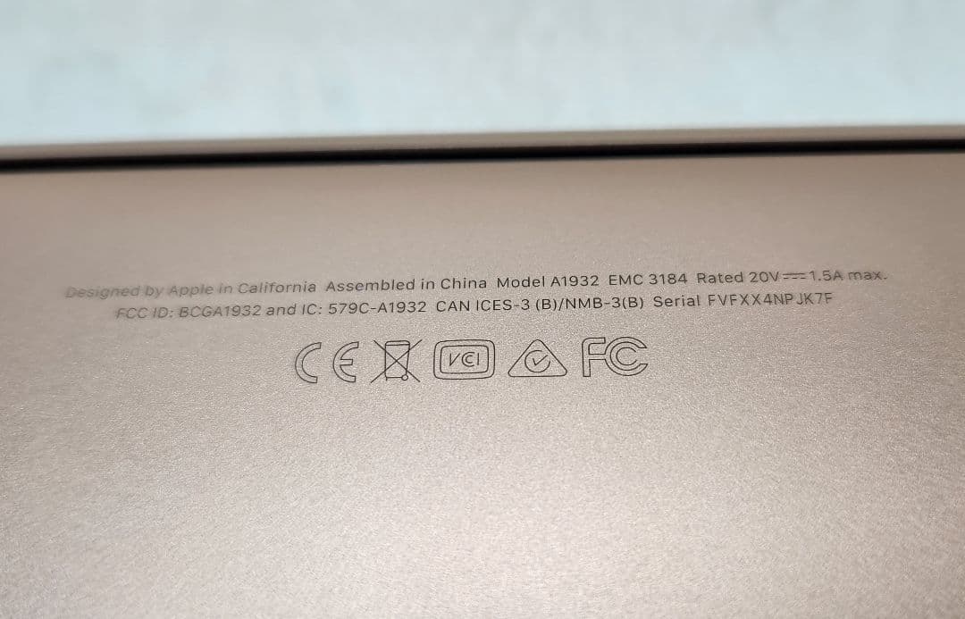 MacBookAir2018ジャンク【アクティベーションロックあり！】