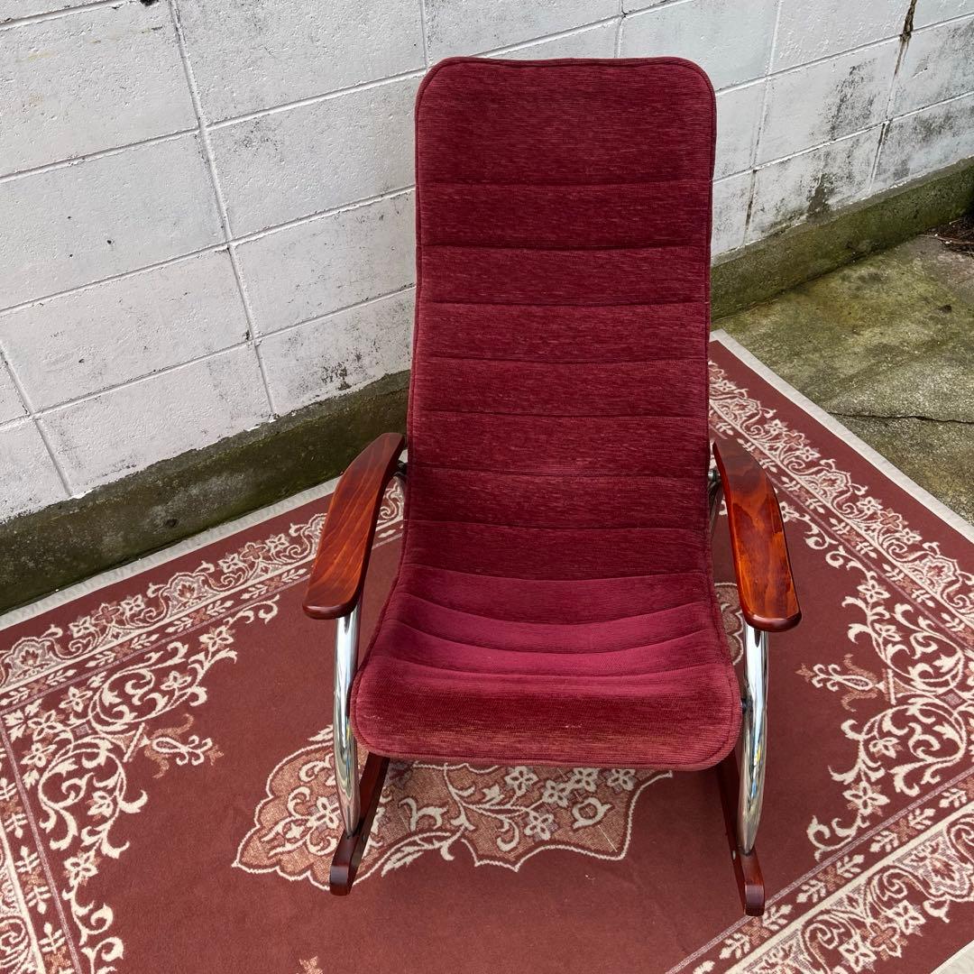 古家具ビンテージ品◾️ミッドセンチュリー ロッキングチェア レトロ 昭和
