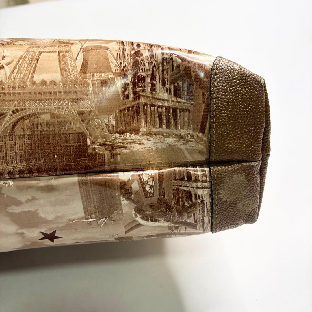 JEAN PAUL GAULTIER ゴルチエ ランドマーク柄 トートバッグ