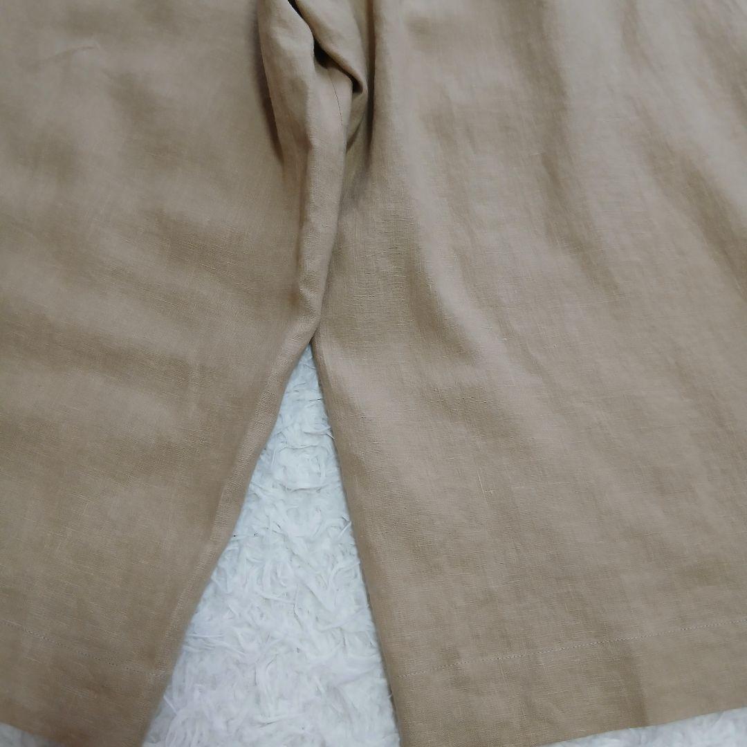 【nume】パラスパレス　ヌメ　リネン100％　ガウチョ　ワイドパンツ