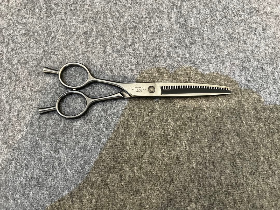 サイキ　シザーズ　左利き　セニング　ハサミ　SAIKI 美品