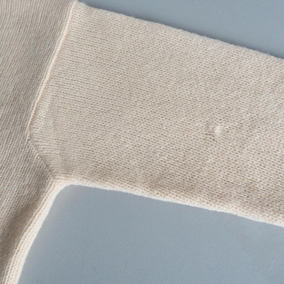 ラルフローレン　ウール１００％　ニット　セーター　アイボリー　星条旗