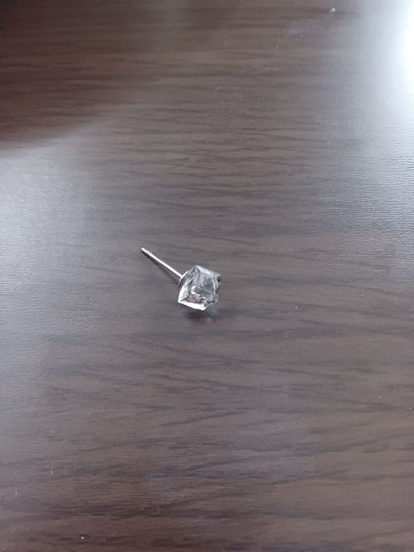 クリスタル シルバーピアス 片耳用