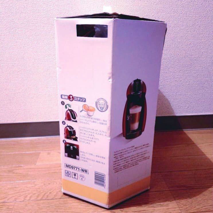 MD9771-WR ネスカフェ ドルチェグスト ジェニオ2 ワインレッド