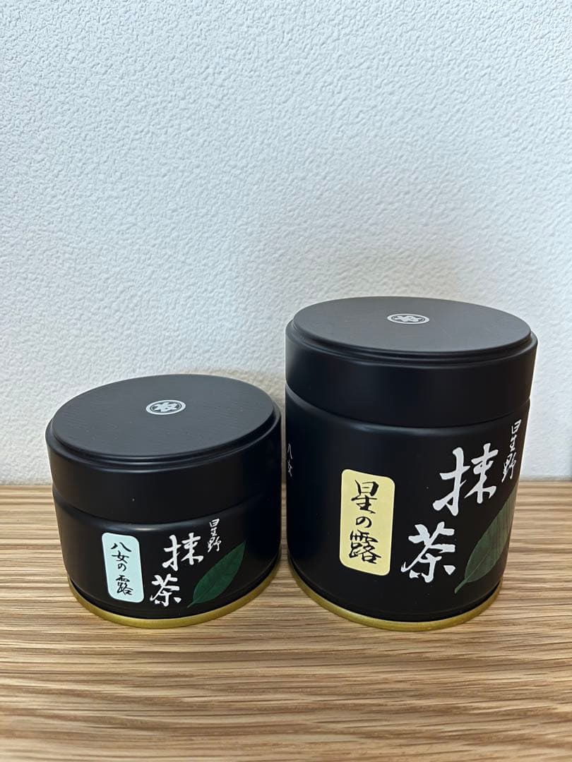 【星野製茶園】　抹茶　星の露40g，八女の露20g