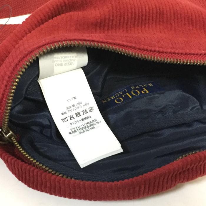 新品 タグ付き ポロラルフローレン コーデュロイ ウエストパック ウエストバッグ