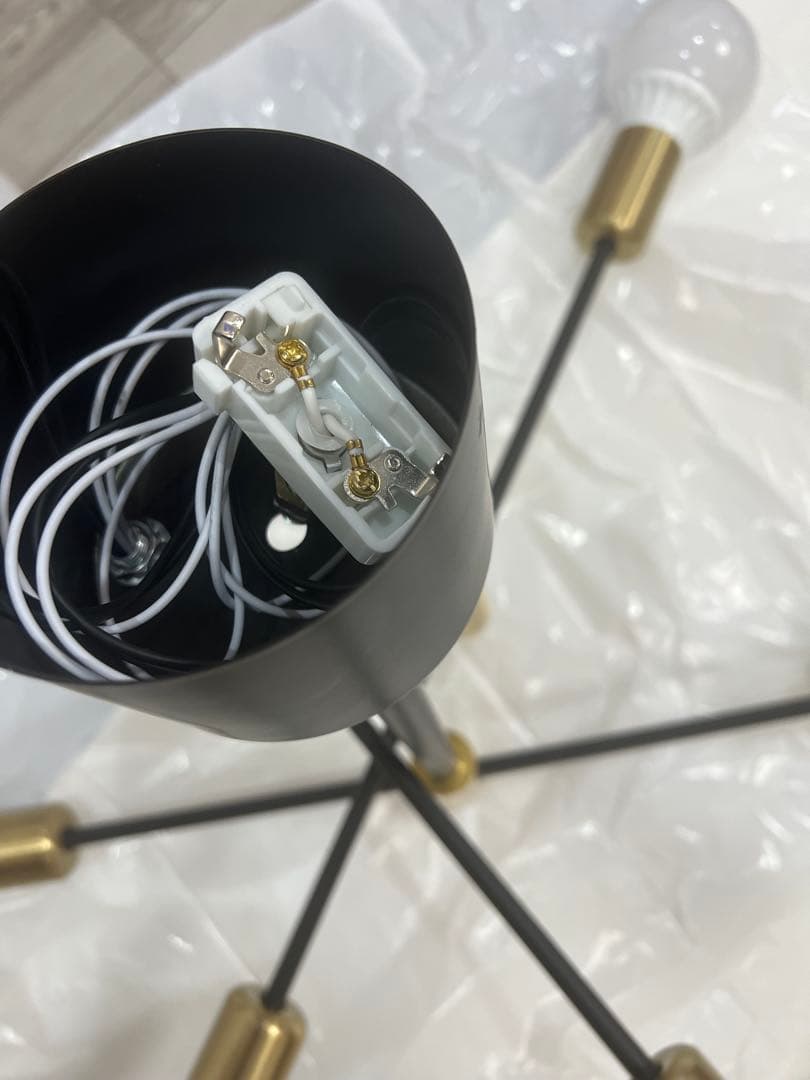 m*o様 引掛シーリング用 3色LED電球付きスパゲッティスタイルシーリングライ