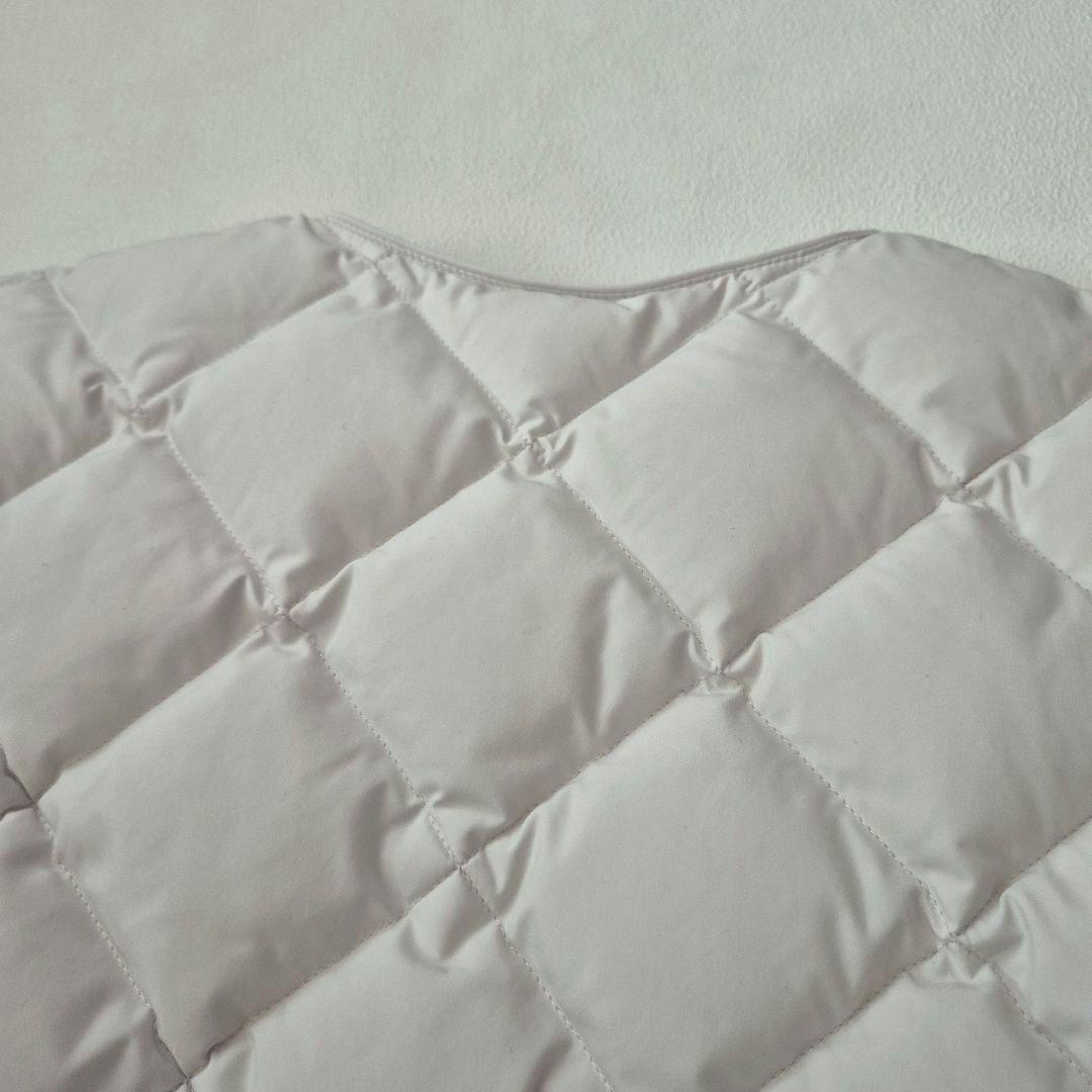 TAION×UNFILO人気✨キルティング ショート丈ブルゾン アイボリー