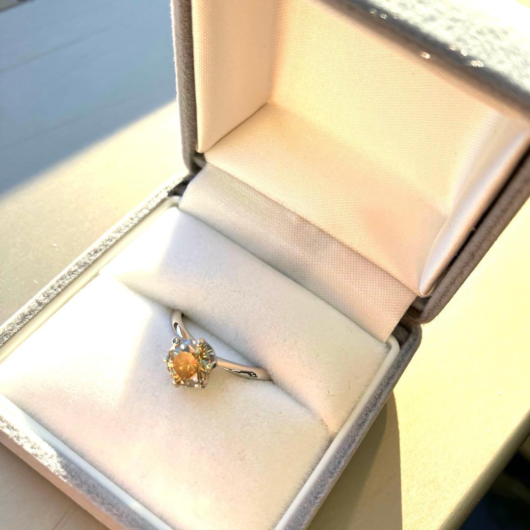 新品1.0カラット 定価12万円ダイヤモンドプラチナリング BS日テレ購入