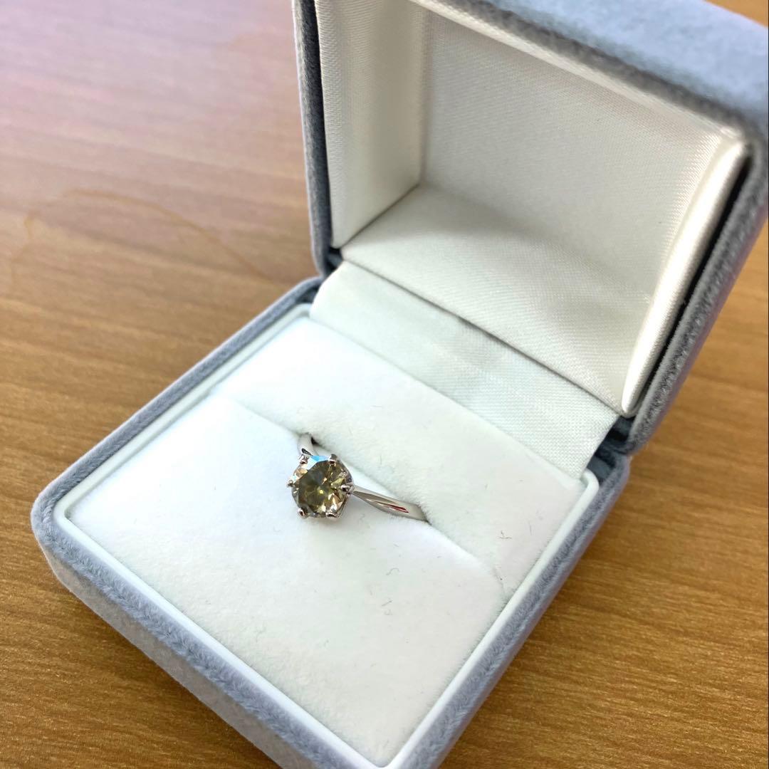 新品1.0カラット 定価12万円ダイヤモンドプラチナリング BS日テレ購入