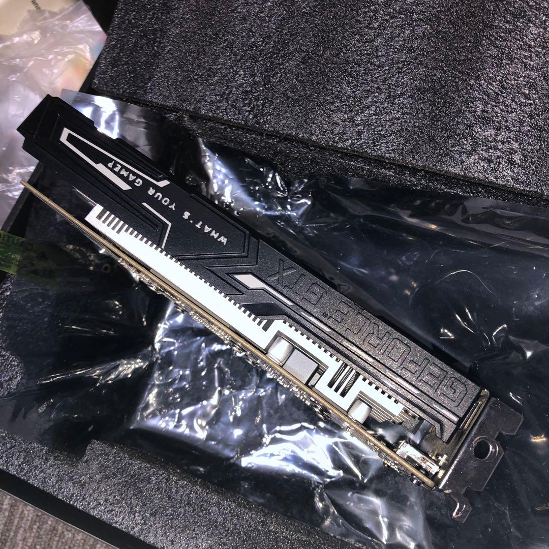 玄人志向 GF-GTX1650D6-E4GB/DF3 GDDR6 動作確認済み