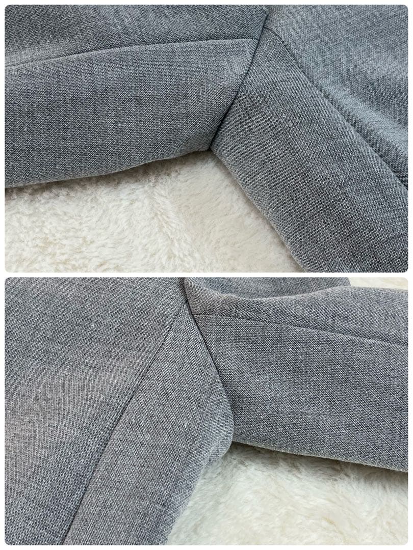 ナチュラルビューティーベーシック　セットアップ　ノーカラー　パンツ　スーツ