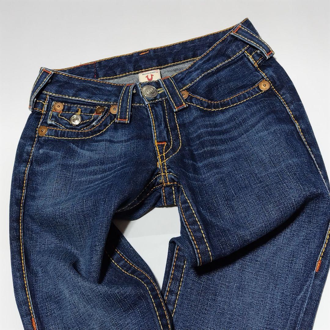 00s TRUE RELIGION レインボー USA製 フレア ジーンズ 24