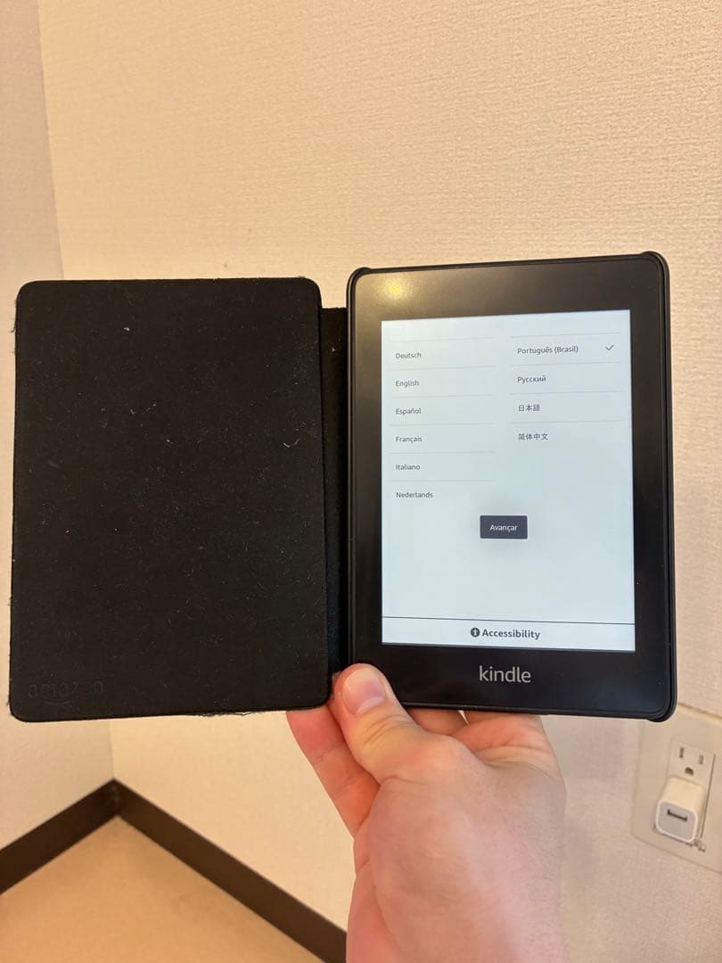 Kindle Paperwhite 第10世代(カバー及び保護フィルムつき)