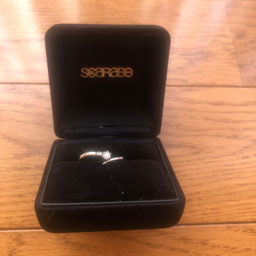 pt900 ダイヤモンド指輪