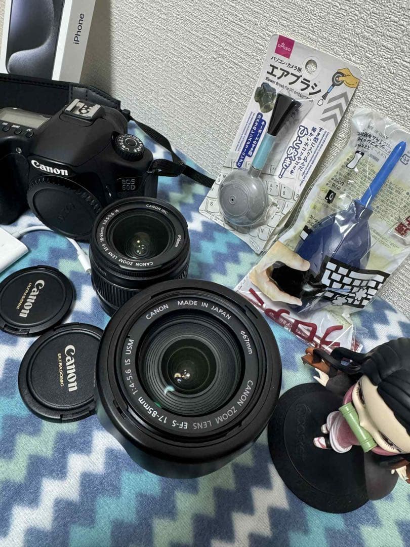 Canon 60D デジタル一眼レフカメラ EF-Sレンズ2本付き