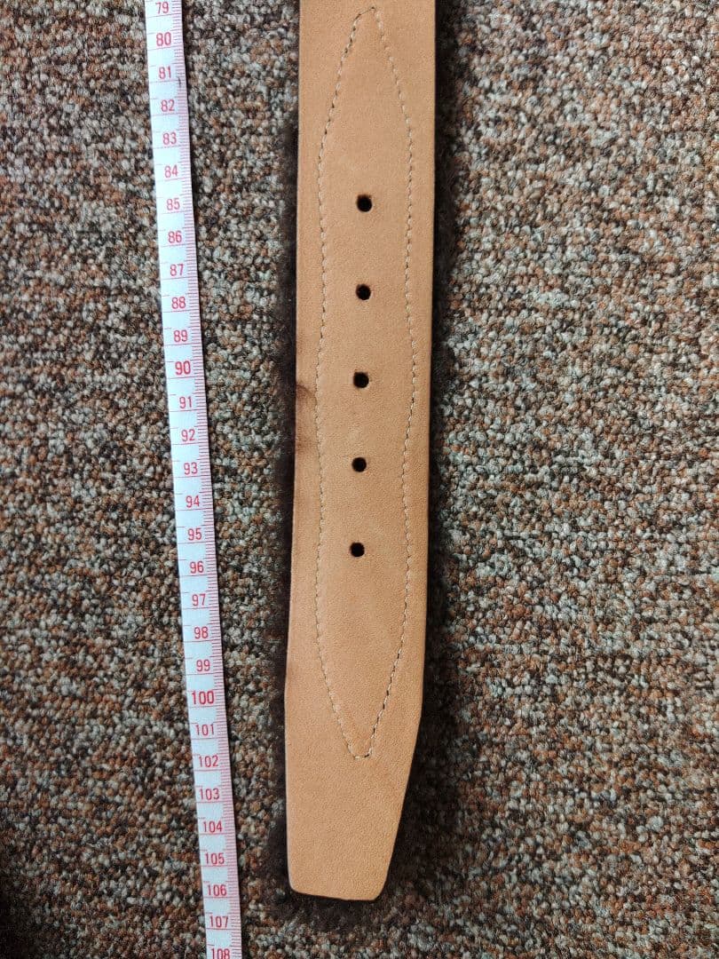 ドン小西　ヨシユキコニシ　レザーファーベルト新品　定価65100円