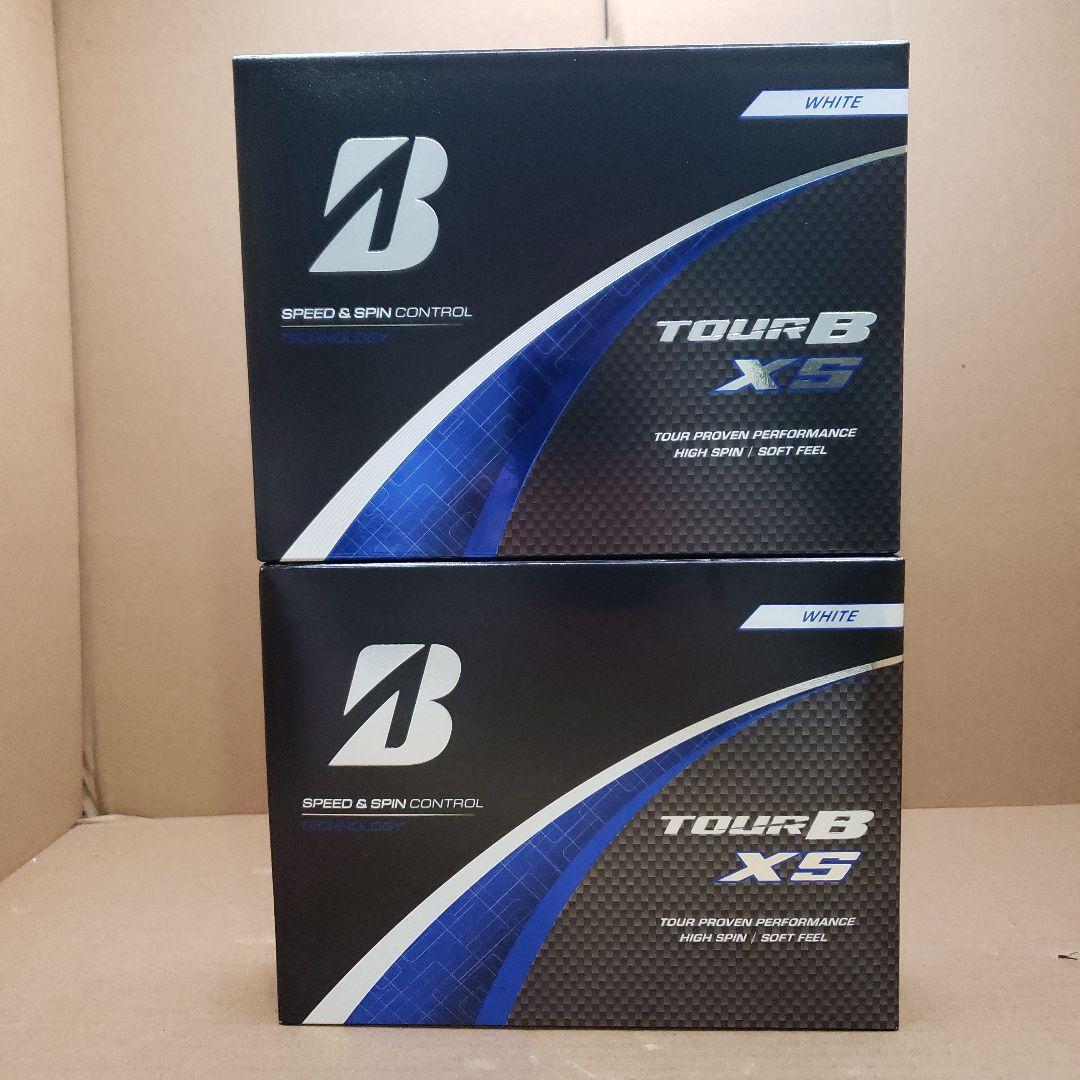 G058　TOUR B XS ゴルフボール ホワイト　2ダースセット