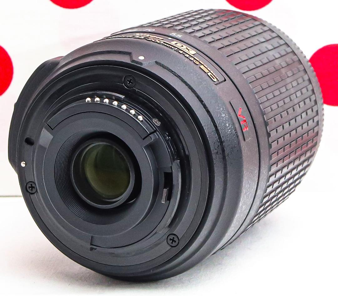 美品 Nikon AF-S 55-200mm VR❤手振れ補正付❤レンズフード付