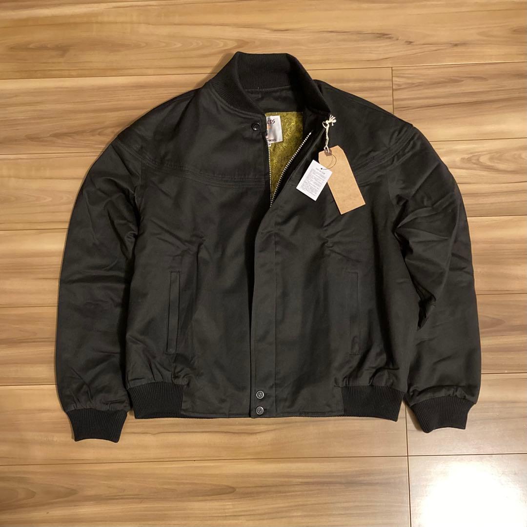 ひ*ろ様 カップショルダージャケット　ダービージャケット　M ブラック