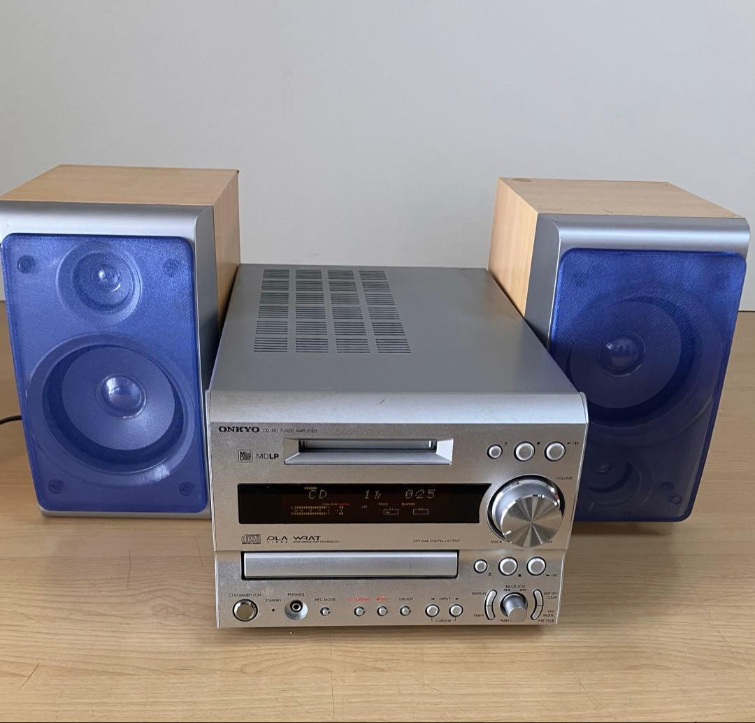 ONKYO オンキョー　オンキヨー　CD/MD コンポ FR-7GX