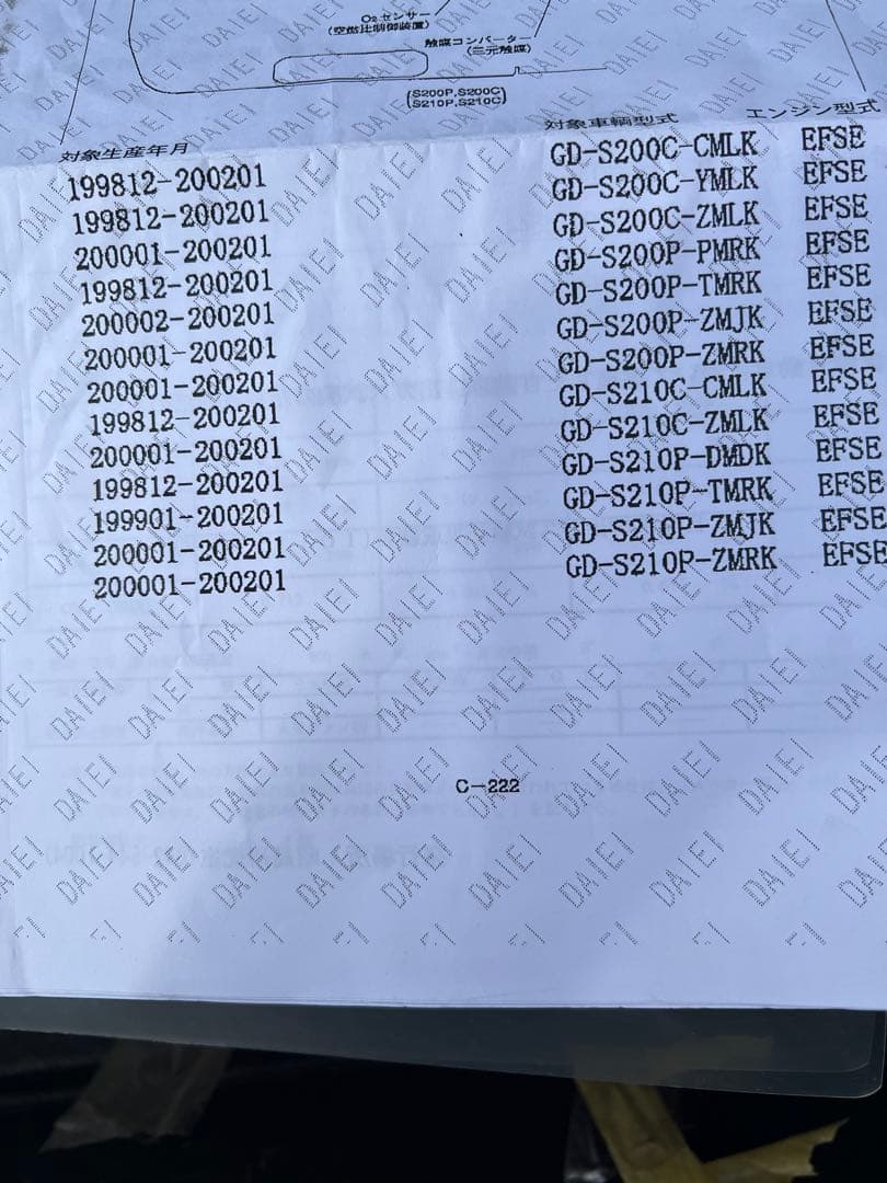 ダイハツ　ハイゼット用　車検対応　大栄テクノ 触媒一体型マフラー　ガスレボ付き