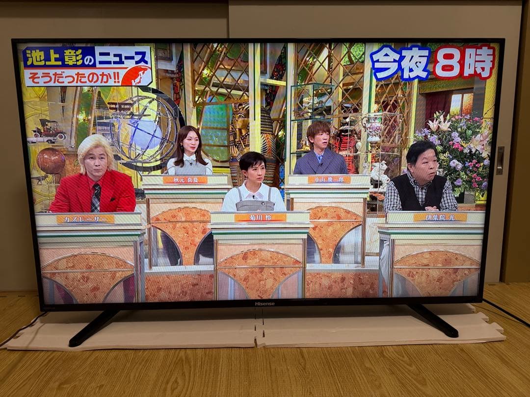 美品　ハイセンス HS50K220 50型⭕️上地、BS/CS、動画可テレビ
